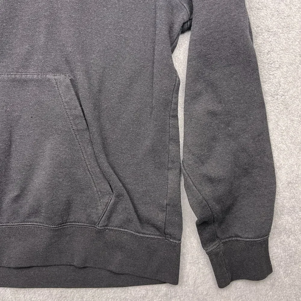 nike sportswear club funnel neck hoodie black fleece medium